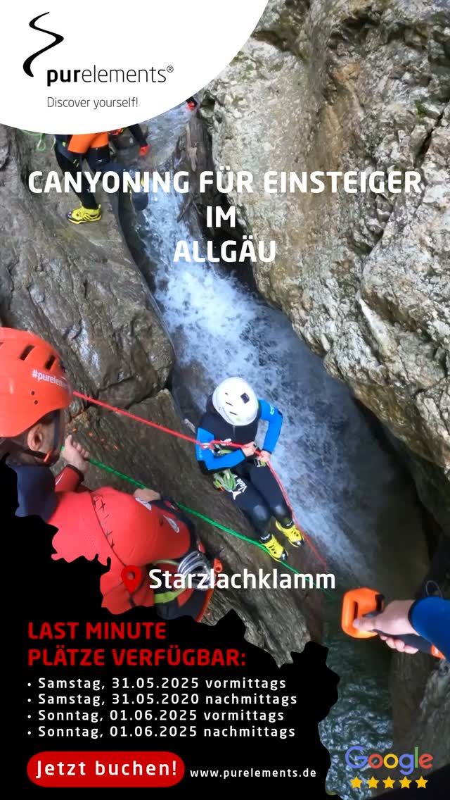 #Canyoning für Einsteiger im #Allgäu! 

LAST MINUTE PLÄTZE VERFÜGBAR:
Samstag, 31.05.2025 vormittags
Samstag, 31.05.2025 nachmittags
Sonntag, 01.06.2025 vormittags
Sonntag, 01.06.2025 nachmittags

https://buyticket.to/s/EC4KUP

 #canyoning #canyoninglife #canyoningtours #canyoningphotography #canyoning_pictures_instagram #canyoningadventure #canyoningallgäu #canyoningallgau #canyoningallgäusonthofen #canyoningallgäustarzlachklamm #allgäu #waterfall #lifeisbetteroutdoors #discoveryourself #purelements @selandwetsuits
